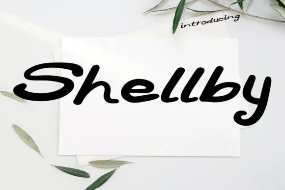 Shellby Font Shellby Font Poster 1