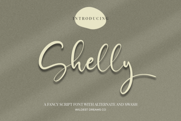 Shelly Font Poster 1