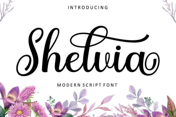 Shelvia Font Poster 1