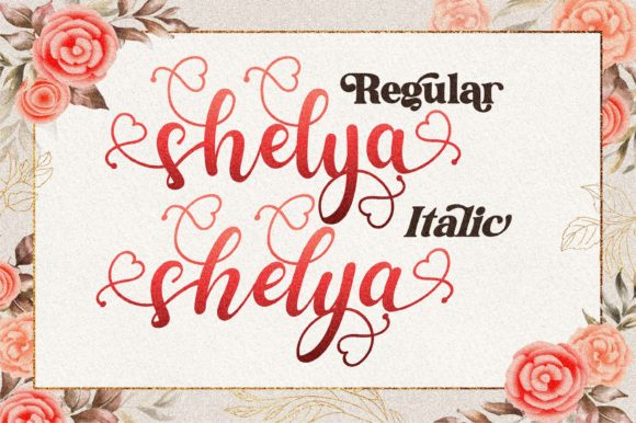 Shelya Font Poster 15