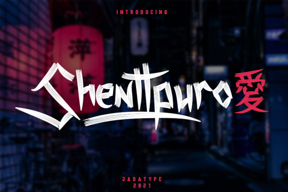 Shenttpuro Font Poster 1