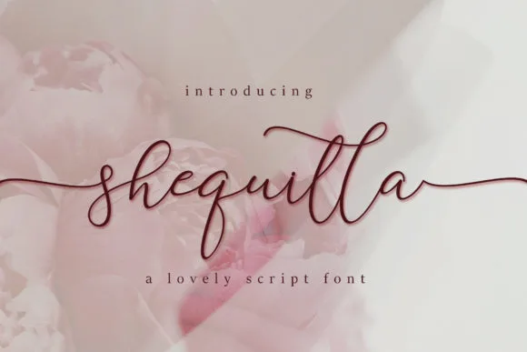 Shequilla Font Poster 1