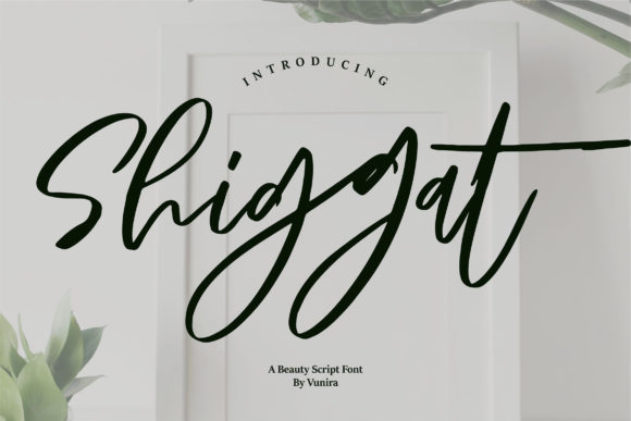 Shiggat Font Poster 1