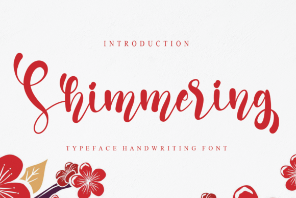 Shimmering Font