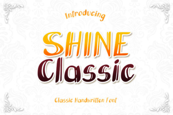 Shine Classic Font Poster 1