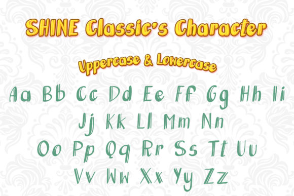 Shine Classic Font Poster 2