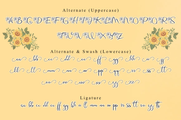 Shine Himawari Font Poster 7