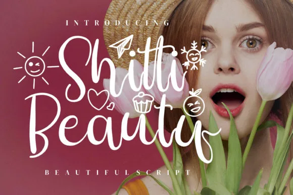 Shitti Beauty Font Shitti Beauty Font Poster 1