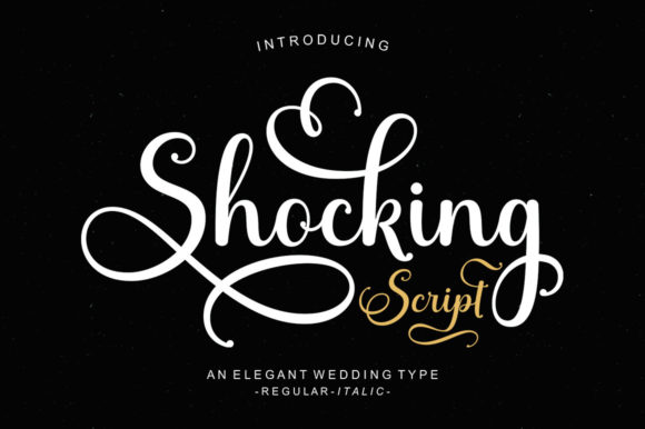 Shocking Font Poster 1