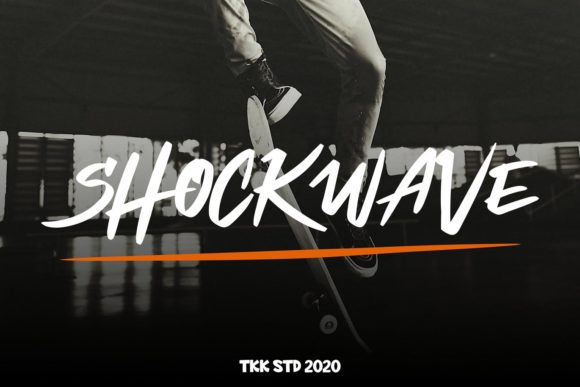 Shockwave Font