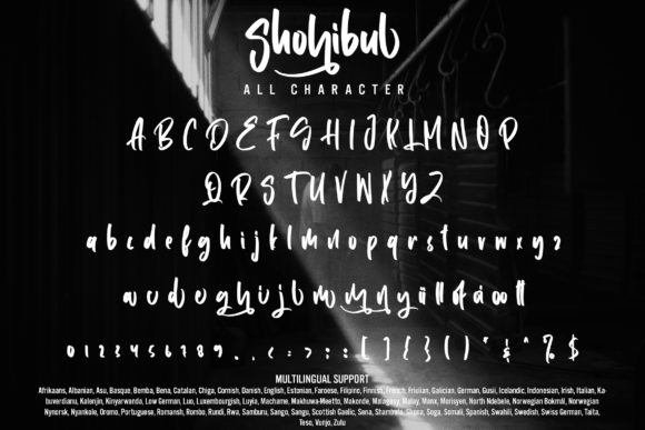 Shohibul Font Poster 7