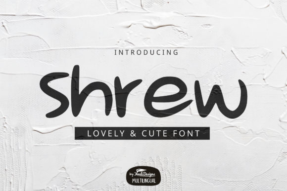 Shrew Font Poster 1