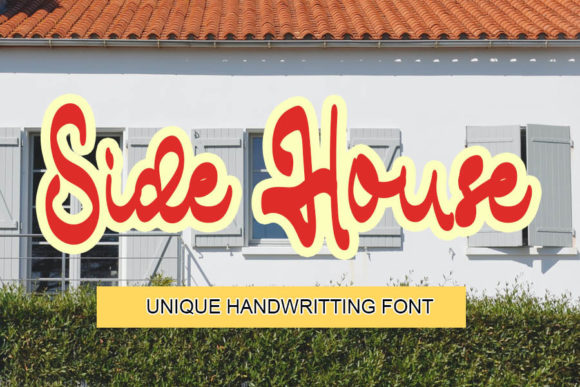 Side House Font Poster 1