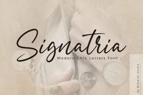 Signatria Font Poster 1