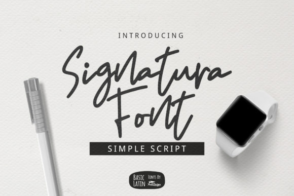Signatura Script Font