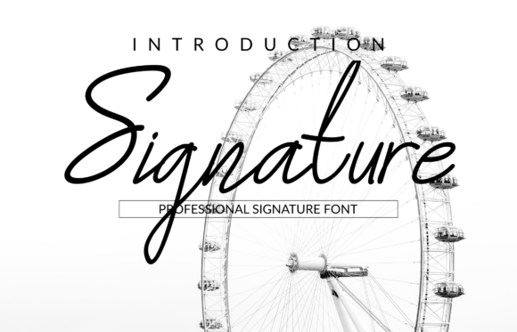 Signature Font