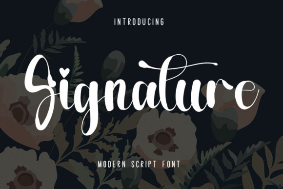 Signature Font