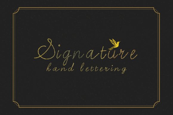 Signature Font