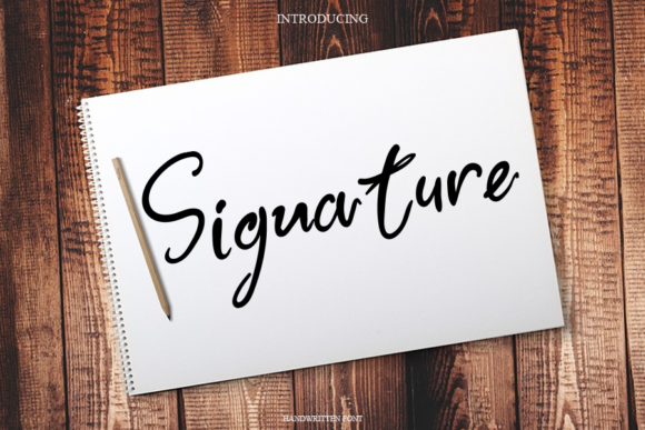 Signature Font