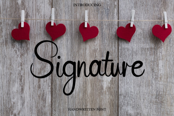 Signature Font