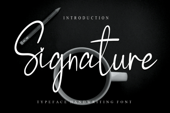 Signature Font Poster 1