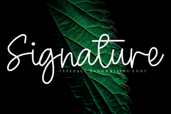 Signature Font