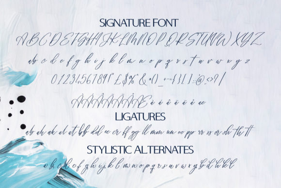 Signature Archive Font Poster 2