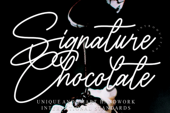 Signature Chocolate Font Poster 1