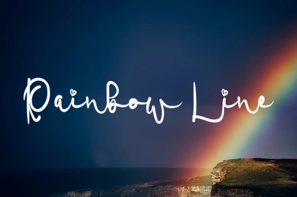 Signature Minimalis Font Poster 3
