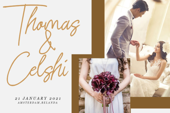 Signature Present Font Poster 2