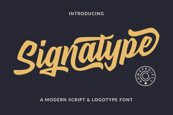 Signatype Font Poster 1