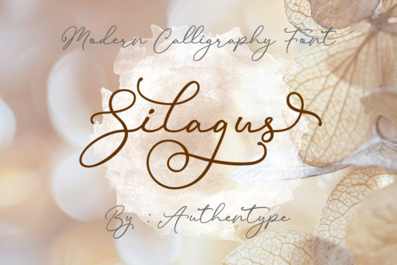 Silagus Font Poster 1