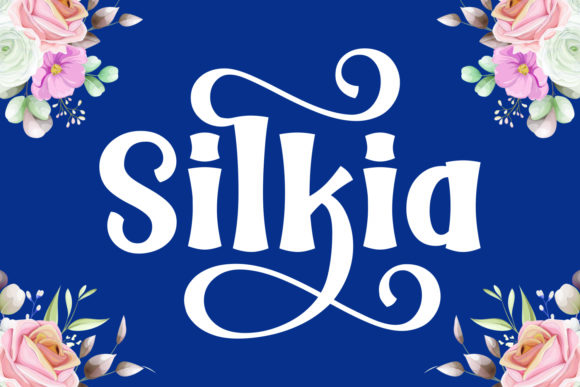 Silkia Font Poster 1