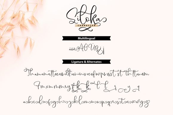 Siloka Font Poster 6