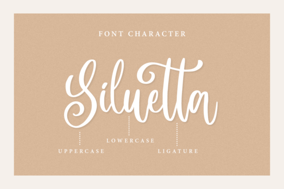 Siluetta Font Poster 9