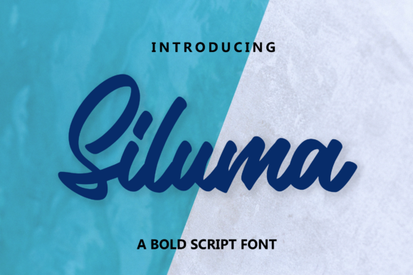 Siluma Font Poster 1