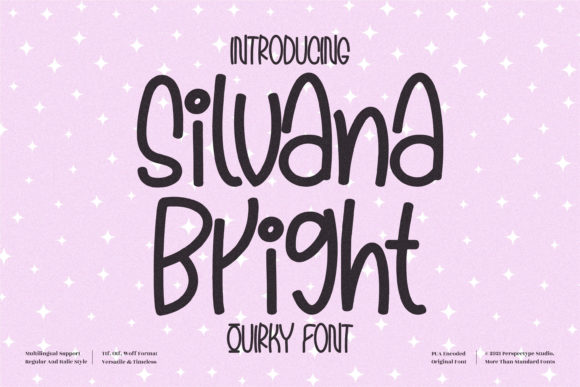 Silvana Byight Font Poster 1
