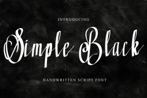 Simple Black Font