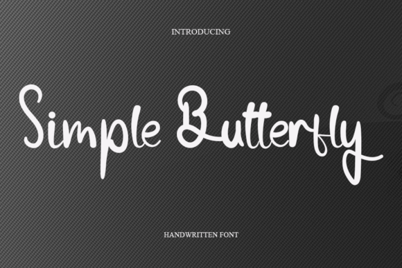 Simple Butterfly Font
