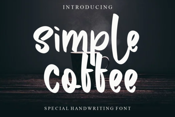 Simple Coffee Font Poster 1