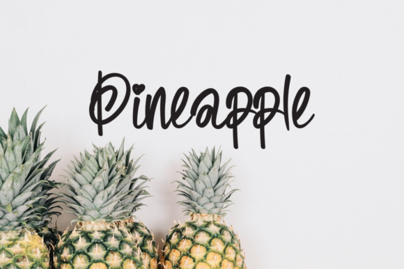 Simple Flower Font Poster 2
