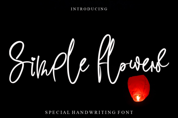 Simple Flowers Font