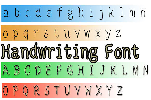 Simple Handwriting Font