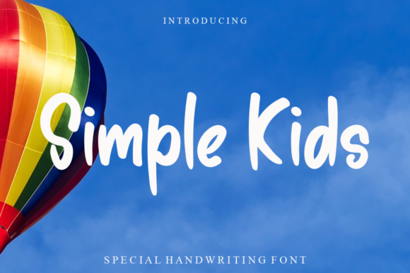 Simple Kids Font Poster 1