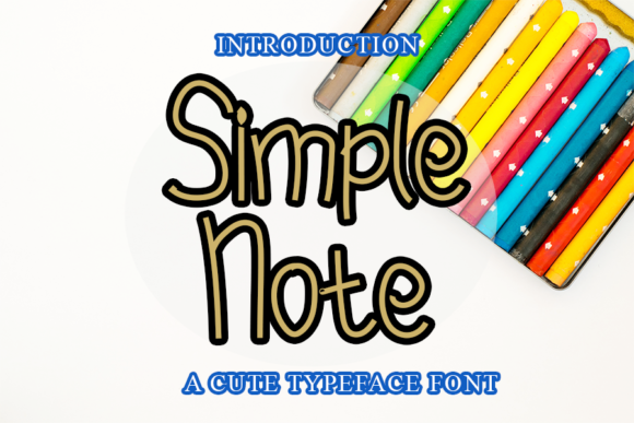 Simple Note Font