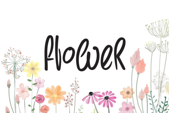 Simple Wedding Font Poster 2