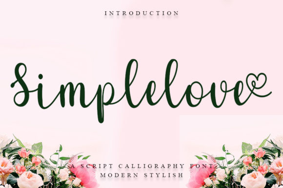 Simplelove Font Poster 1