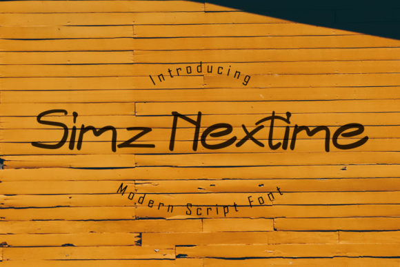 Simz Nextime Font Poster 1