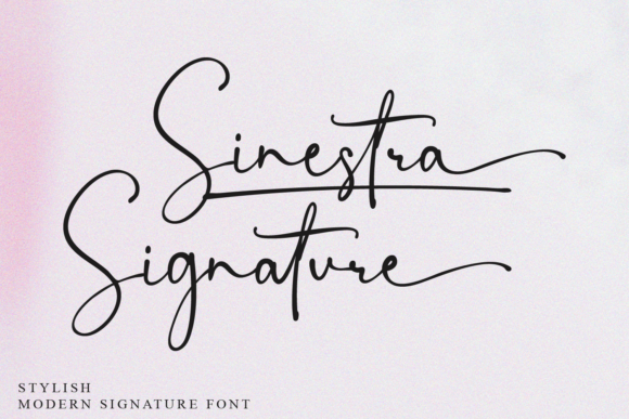 Sinestra Signature Font