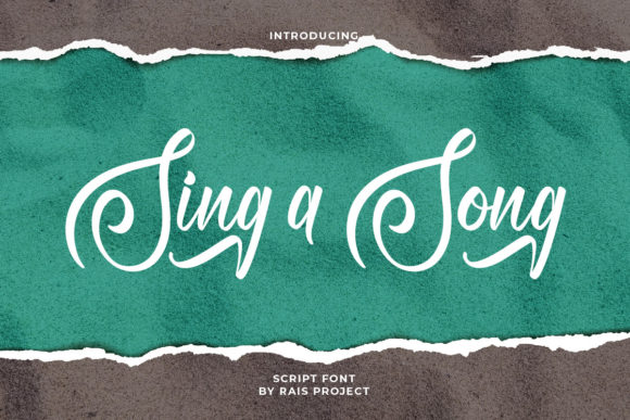 Sing a Song Font Poster 1
